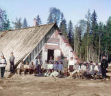 UNIQUE ww1 colour photo, showing Austro-Hungarian POW's in Russian captivity! Don't miss this one!