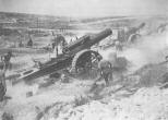 British 8inch Howitzer in action on the Somme in August 1916