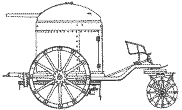 This was the export version of the Fahrpanzer, with four wheels for transport